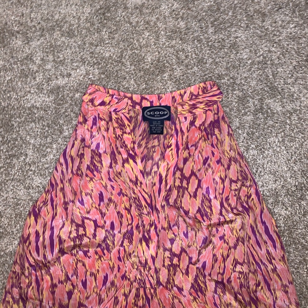 Scoop NYC Pink & Purple Blouse size XS - Picture 5 of 7